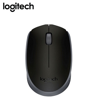 MOUSE LOGITECH M170 WIRELESS BLACK (910-004940)